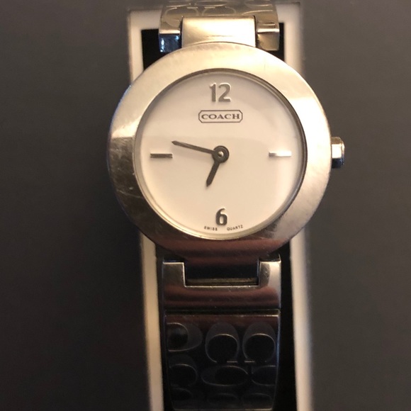 Coach Stainless Steel Bangle Bracelet Watch - Picture 6 of 7